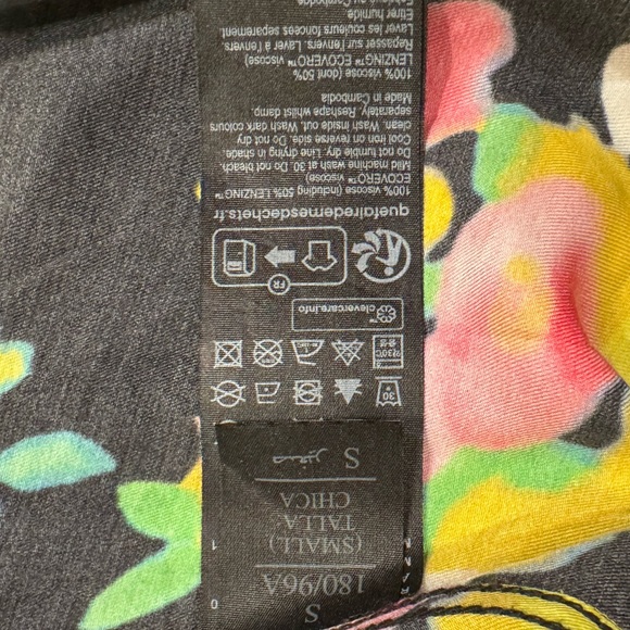 All Saints Floral Short Sleeve Button Up Shirt - Picture 2 of 5